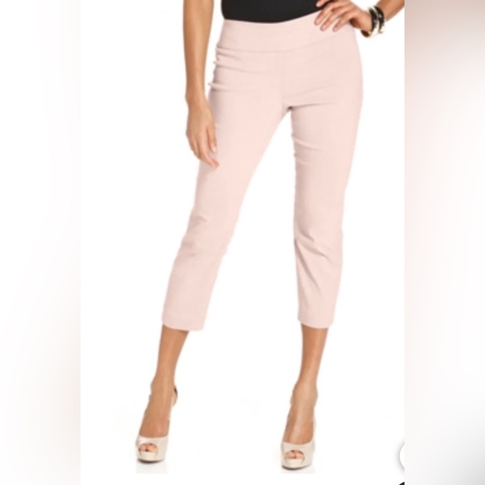 Alfani Dusty Rose Pull On Crops